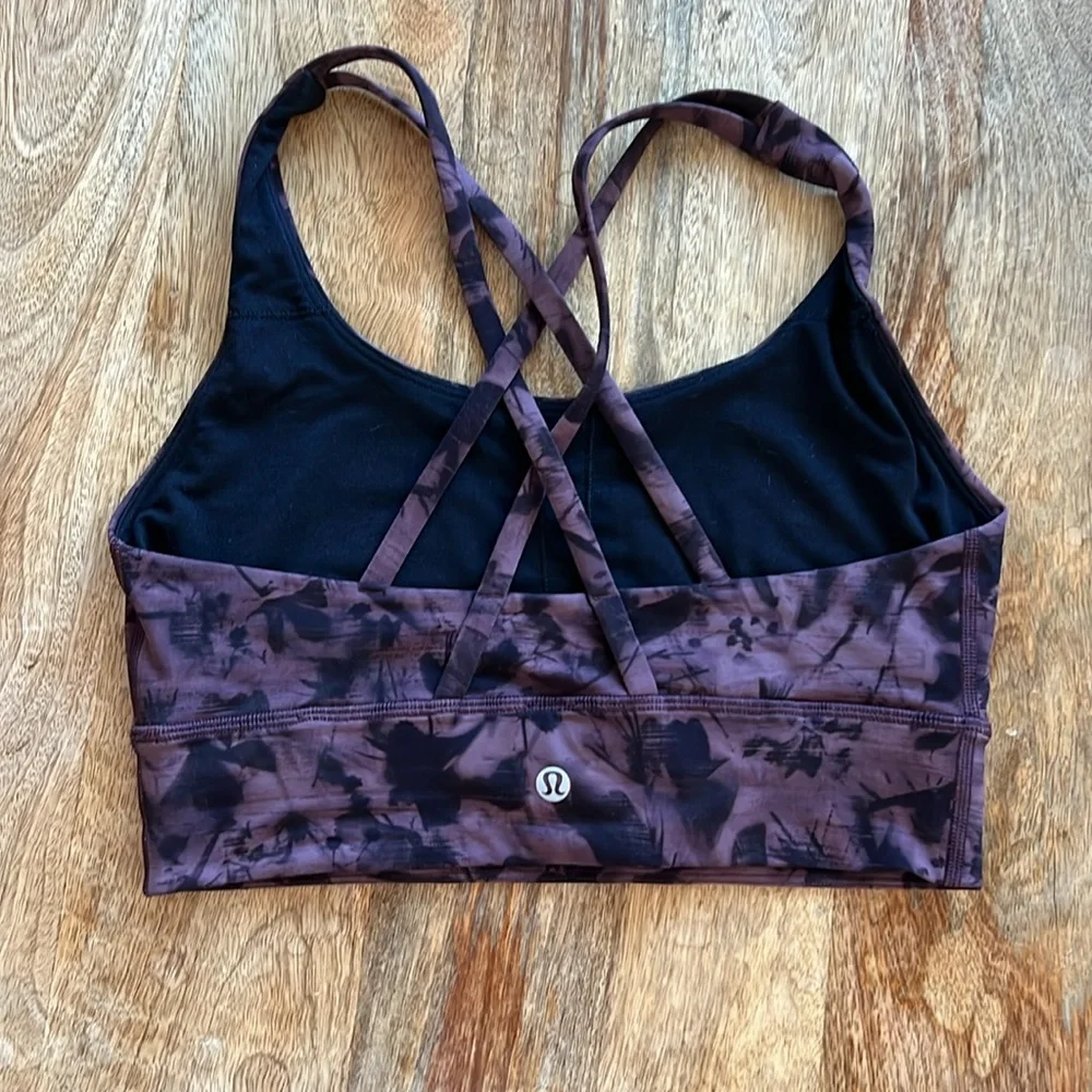 lululemon athletica Purple and Black Sports Bra - Picture 2 of 6